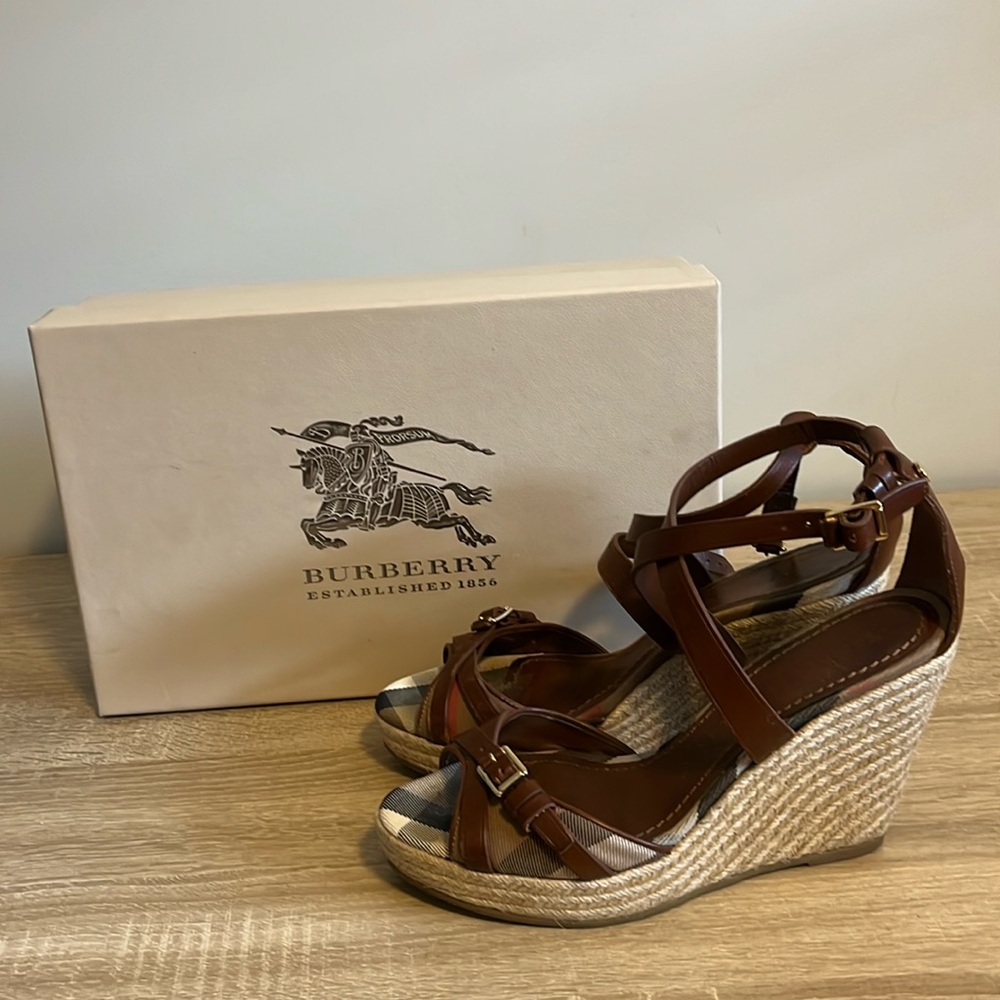 Burberry wedges